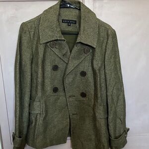 Khaki Double-Breasted Women’s Jacket
